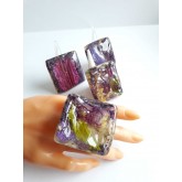 Purple Ring Square